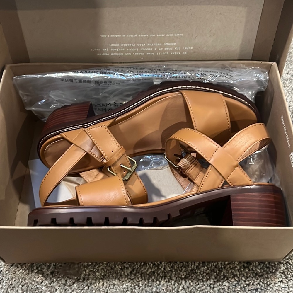 NWT Madewell slingback sandals
